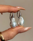 I AM NEVER MORE POWERLESS THAN WHEN THE SHIMMER OF YOUR SKIN TOUCHES MINE // BAROQUE PEARL EARRINGS
