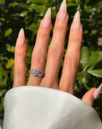 I JUST CAN'T TAKE MY EYES OFF OF YOU // ART DECO OLD MINE CUT TOI ET MOI ENGAGEMENT RING