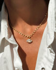AN EYE OVER MY HEART FOR GUIDANCE AND GOOD LUCK // 3.20CT MARQUISE DIAMOND PENDANT