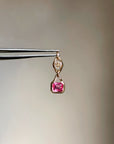ROSES IN MY CHEST, ROSES AT MY FEET, ROSES IN THE SOFTNESS OF YOUR LIPS // ONE OF A KIND PINK SAPPHIRE PENDANT