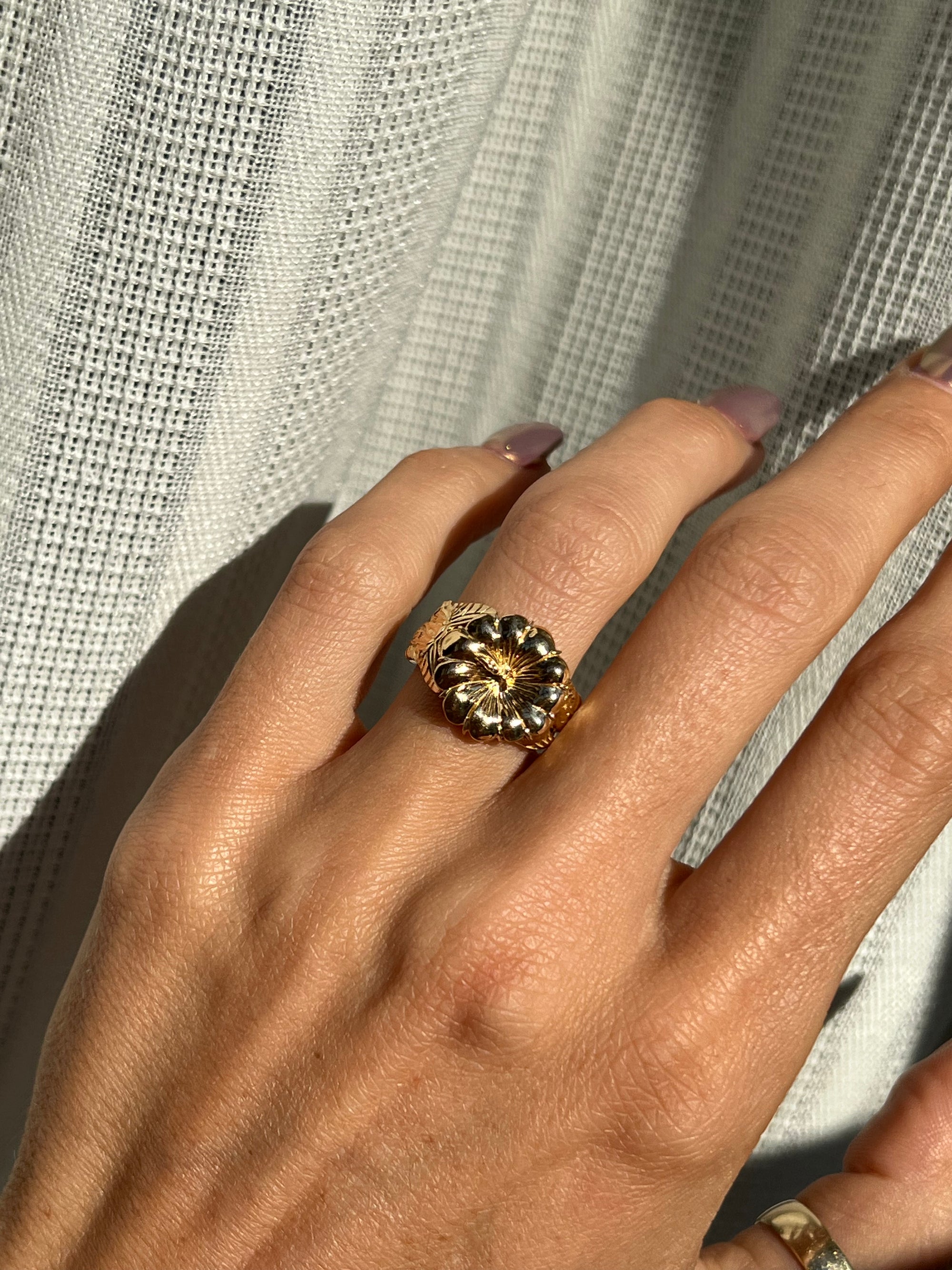 THE MOON FLOWER MUSE RING