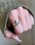 THE AMETHYST CLADDAGH RING