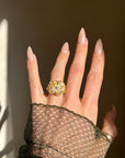 IF ELIZABETH WERE A RING IT WOULD BE THIS BRUTALIST NUGGET DIAMOND MASTERPIECE