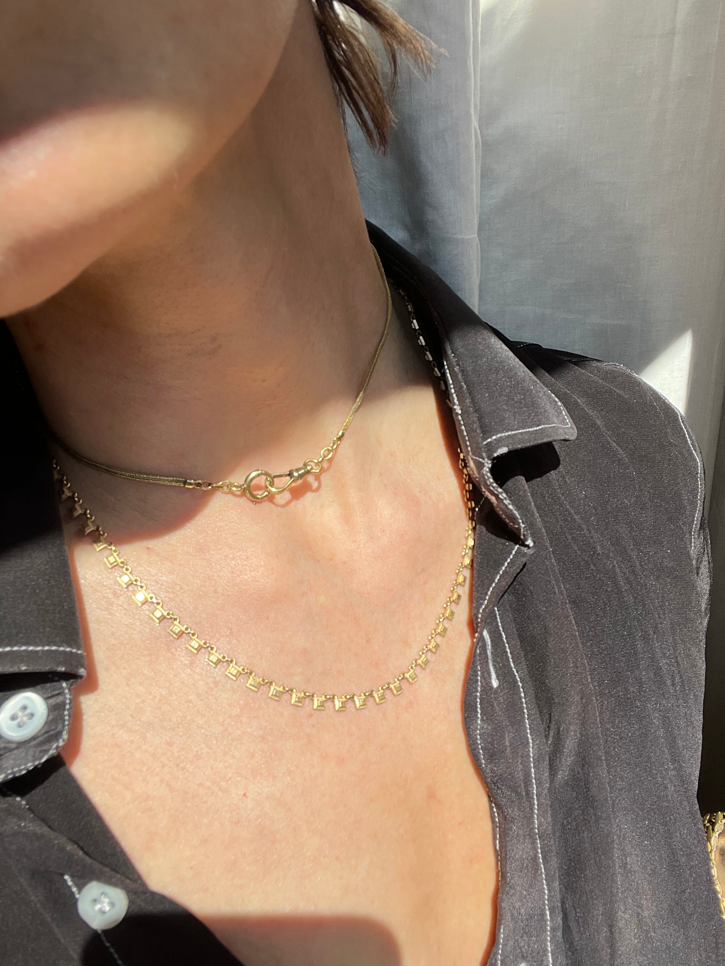 THE VICTORIAN SNAKE CHAIN // CHOKER