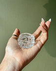 VINTAGE GLASS DISH - RING SET