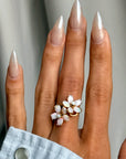 I'LL SEE YOU IN MY DREAMS AMONGST THE FLOWERS // VINTAGE OPAL FLOWER RING