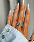ES FOREVER // VINTAGE INITIAL SIGNET RING