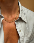 THE GOLD DENTIL COLLAR