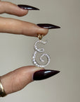 E IS FOR EVERYTHING // DIAMOND INITIAL CHARM