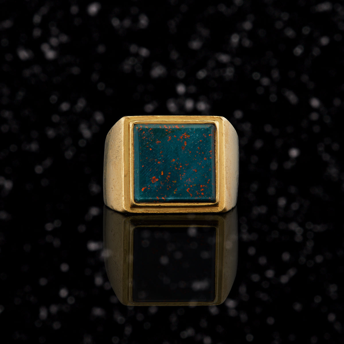THE BLOODSTONE TOMBSTONE RING