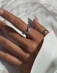 OF SHOOTING STARS WHEN THE NIGHT IS STILL AND QUIET // DIAMOND CHEVRON STACKING BAND