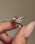 OF LOVE THAT FEELS LIKE SOARING ON WIDE OPEN WINGS // ART DECO OLD MINE CUT DIAMOND ENGAGEMENT RING