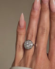 OF THE RAIN ON THE COBBLESTONE STREETS AND THE SOFTNESS IN THE AIR // EDWARDIAN COBBLESTONE OLD MINE CUT DIAMOND RING