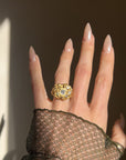 IF ELIZABETH WERE A RING IT WOULD BE THIS BRUTALIST NUGGET DIAMOND MASTERPIECE