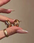 IF I MUST SHOOT HOOPS THEN YES, THEY WILL BE CARTIER // 18K TRINITY HOOPS