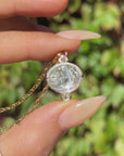 LOVE IS HARD AT WORK, TRUST YOURSELF AND TRUST IN IT // ROMANTIC GEORGIAN ERA INTAGLIO RESET IN 18k GOLD WITH ANCHOR CHAIN