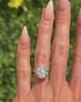 EVERY TIME I'M AROUND YOU THE SUN SEEMS TO SHINE // 6.73ct OLD MINE CUT DIAMOND ENGAGEMENT RING