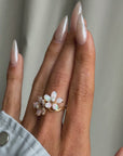 I'LL SEE YOU IN MY DREAMS AMONGST THE FLOWERS // VINTAGE OPAL FLOWER RING
