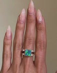 SOMETIMES I LOOK AROUND AND I CANNOT BELIEVE HOW BLISSFULLY ALIVE THIS WORLD IS // VINTAGE OPAL AND DIAMOND RING
