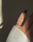 WHAT CAUGHT HER EYE WAS THE WAY THE SUN DANCED ALONG THE ROLLING SANDS // SZ 4.5 VINTAGE BABY BOUCHERON RING