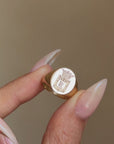 STAY THREE STEPS AHEAD OF THE DEVIL // FOX AND CROWN HERALDIC SIGNET
