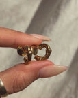 I GROW LIKE WILD BAMBOO, FAST AND SELF ASSURED // VINTAGE ELSA PERETTI FOR TIFFANY BAMBOO HUGGIE HOOPS