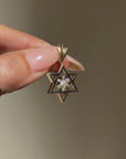 AS A GENTILE I FIND MYSELF ENDLESSLY GRATEFUL TO BE SHOWN JUDAISM THROUGH THE PEOPLE I LOVE FULL OF HOPE FOR ALL // DIAMOND AND GOLD STAR OF DAVID