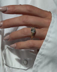 OF HAZE OVER THE SURF AND SOFT FILTERED EYES // 2.25 OEC DIAMOND RING