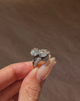 OF STAR CROSSED LOVERS AND THE WAY I NEED YOU // BEAUTIFUL VICTORIAN OLD MINE CUT DIAMOND BYPASS TOI ET MOI ENGAGEMENT RING
