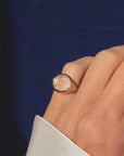 IF YOU CONTINUE TO DISRESPECT MY BOUNDARY I'LL CAST YOU OUT AND DRAW UP THE BRIDGE // GEORGIAN WAX SEAL INTAGLIO SIGNET RING