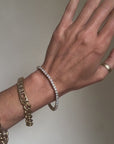 WE CALLED IT THE SPARKLY RIVER AND THERE WAS MAGIC, THERE // 6CT DIAMOND TENNIS BRACELET