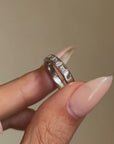 HONEY, EVERY STEP COUNTS // VINTAGE MID CENTURY DIAMOND BAND