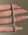 WE CALLED IT THE SPARKLY RIVER AND THERE WAS MAGIC, THERE // 6CT DIAMOND TENNIS BRACELET