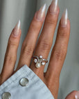 OF CROWNS MADE OF SEASHELLS AND WISHING EVERY ONE HELD A PEARL // BELLE ÈPOQUE PEARL TIARA RING