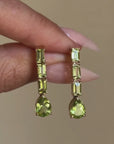 AFTER EVERY WINTER THE COLOR OF NEW LIFE GIVES ME HOPE // PERIDOT DROP SPRING GREEN EARRINGS