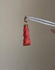 WE RIDE FOR FOR LUCK AND FOR DESTINY // HAND CARVED ITALIAN CORAL FETLOCK CHARM