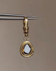 OF SANTANA AND HOT SUMMER NIGHTS // 3.85ct DEEP BROWN DIAMOND PEAR DROP