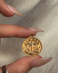 I'M A LIBRA, OF COURSE JUSTICE MATTERS TO ME // GOLD AND DIAMOND LIBRA ZODIAC PENDANT