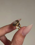 WILL'M COLE LIVED A LONG LIFE BUT NEVERTHELESS, HE WILL BE MISSED // EARLY VICTORIAN MOURNING LOCKET RING