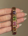 BUT DARLING, LOOK AT THE COLORS AROUND YOU AND KNOW THAT IT IS DESIGNED FOR YOUR HAPPINESS// VICTORIAN HARLEQUIN GEMSTONE BRACELET