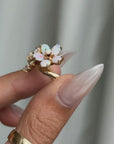 I'LL SEE YOU IN MY DREAMS AMONGST THE FLOWERS // VINTAGE OPAL FLOWER RING