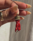 LOOK HERE, INTO THESE FACETS AND SEE THAT YOU ALREADY HAVE EVERYTHING YOU HAVE EVER WANTED // ITALIAN CORAL HAND WITH DIAMOND