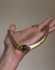 BEAM ME UP AND GET ME OUTTA HERE // MIXED GEM ALIEN CURB LINK COLLAR