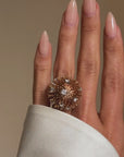 I'D BE LESS PRICKLY IF YOU DIDN'T POKE SO MUCH // VINTAGE BOMBE RING