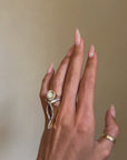 WOMAN, I JUST WANT TO WRAP YOU UP WITH A BOW // WILD RIBBON STACKING NESTING RING