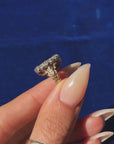 I LOOK TO THE HEAVENS AND FIND YOU IN THE FIRST STAR // GEORGIAN BAGUE AU FIRMAMENT RING OF THE HEAVENS