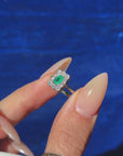 I WALKED TO THE PATCH OF GRASS WHERE I COULD LAY MY WORRIES TO THE SOFT SUN // 1900'S EMERALD AND DIAMOND RING