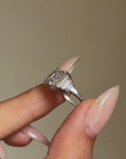 AND THERE I WAS, STANDING IN FRONT OF THE REST OF MY LIFE AND FOR THE FIRST TIME THERE WAS NO WHERE ELSE I'D RATHER BE // VINTAGE MID CENTURY ENGAGEMENT RING