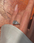 AND THERE I WAS, STANDING IN FRONT OF THE REST OF MY LIFE AND FOR THE FIRST TIME THERE WAS NO WHERE ELSE I'D RATHER BE // VINTAGE MID CENTURY ENGAGEMENT RING