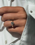 OF THE FIRST RAYS OF DAYLIGHT BREAKING ACROSS THE HORIZON // 1.96ct OLD EURO ENGAGEMENT RING